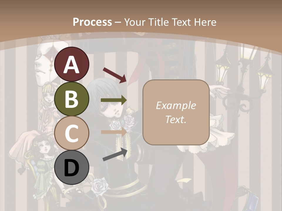 A Group Of People Dressed Up In Costumes PowerPoint Template