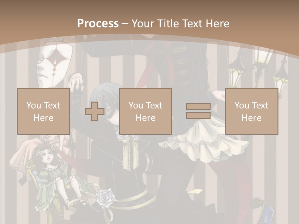 A Group Of People Dressed Up In Costumes PowerPoint Template
