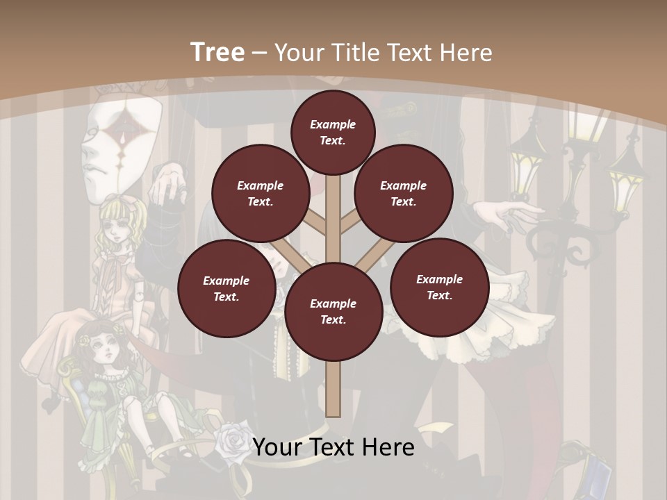 A Group Of People Dressed Up In Costumes PowerPoint Template