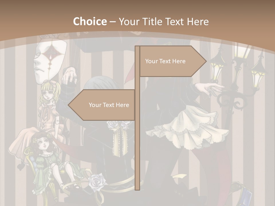 A Group Of People Dressed Up In Costumes PowerPoint Template