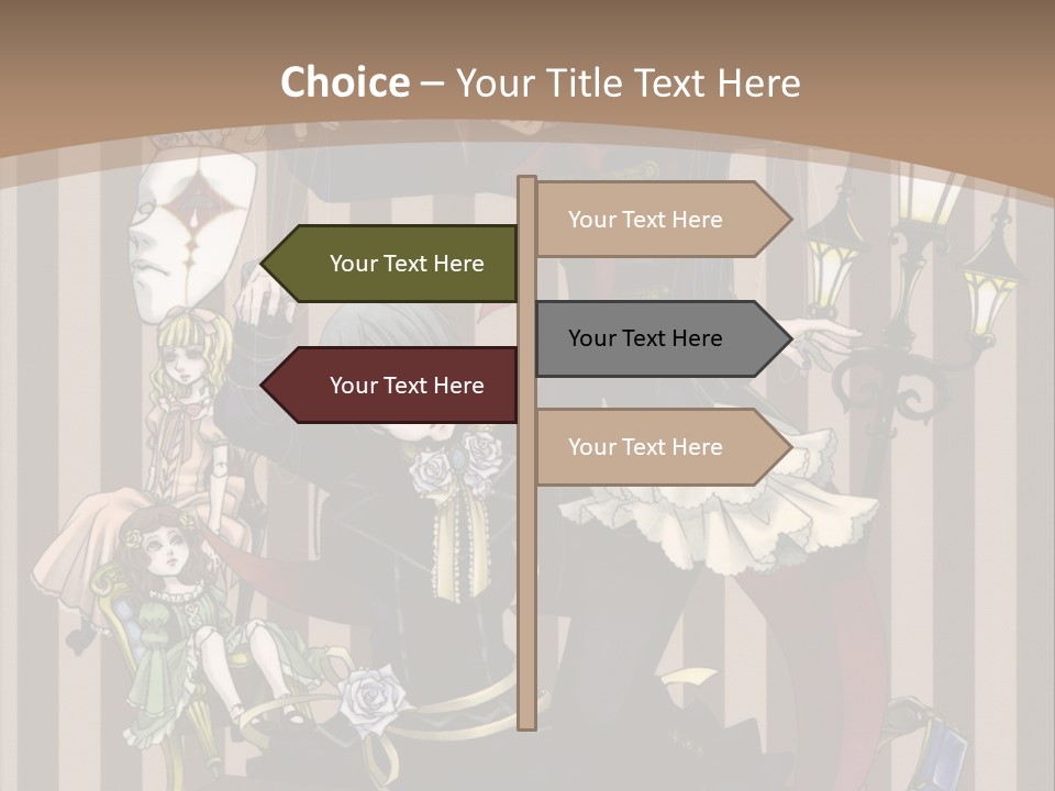 A Group Of People Dressed Up In Costumes PowerPoint Template