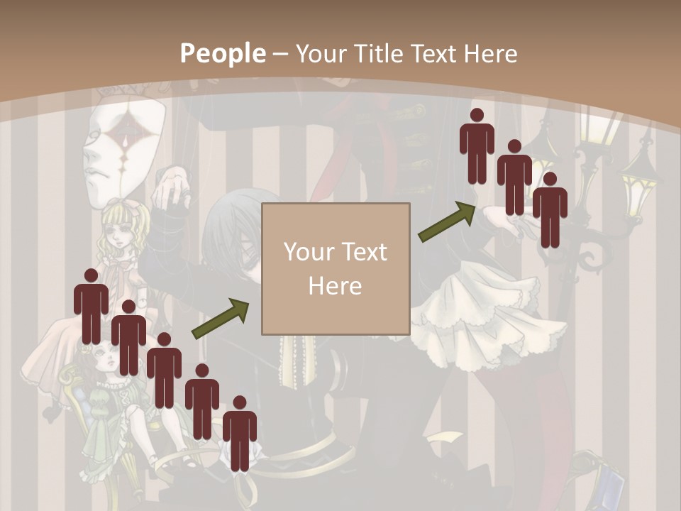 A Group Of People Dressed Up In Costumes PowerPoint Template