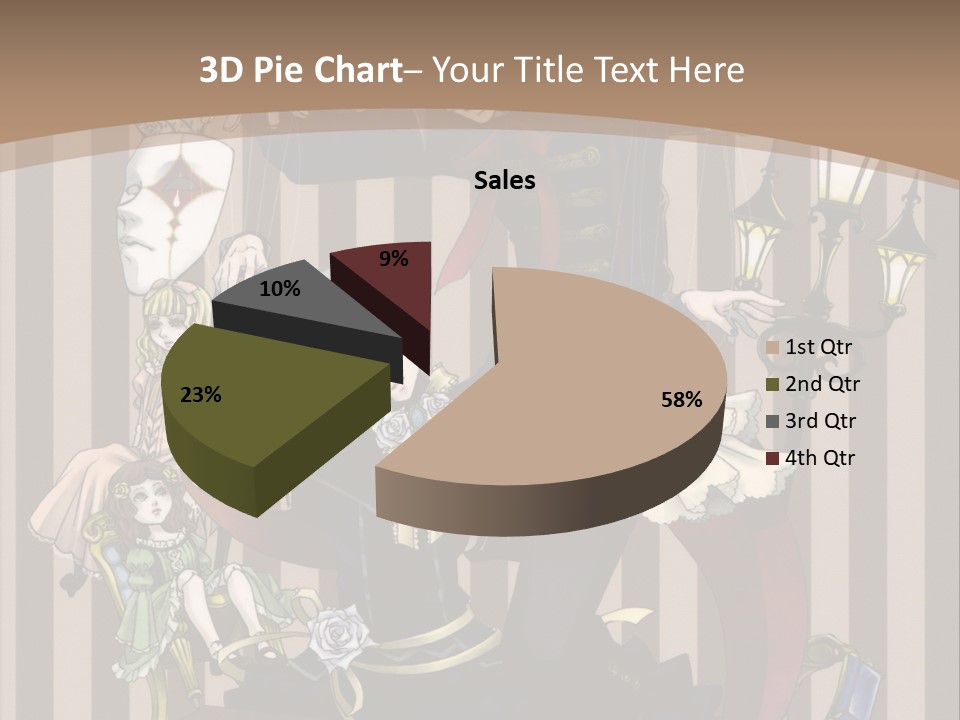 A Group Of People Dressed Up In Costumes PowerPoint Template