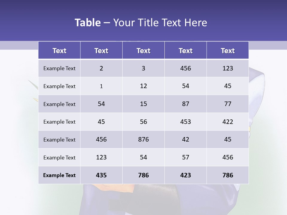 An Anime Character Holding A Plant Powerpoint Template PowerPoint Template