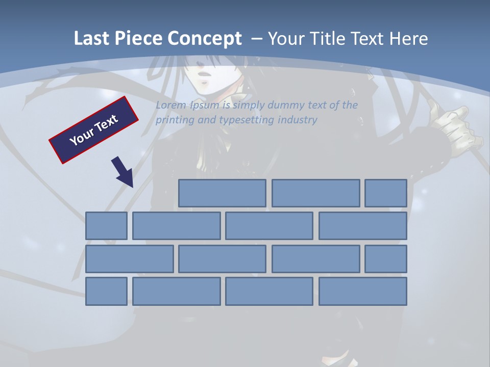A Couple Of Anime Characters Standing Next To Each Other PowerPoint Template