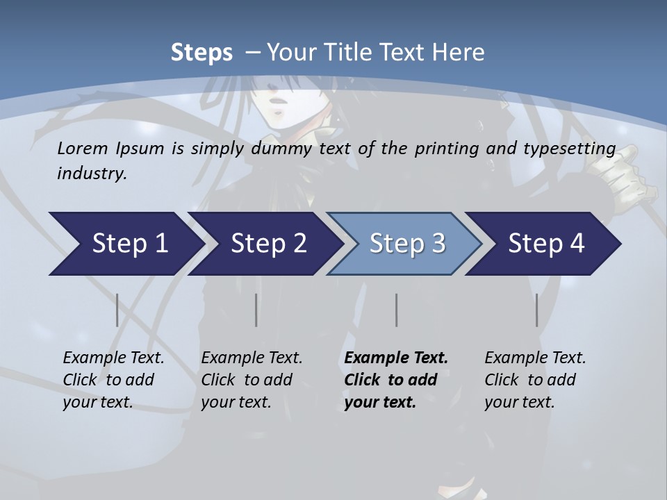 A Couple Of Anime Characters Standing Next To Each Other PowerPoint Template