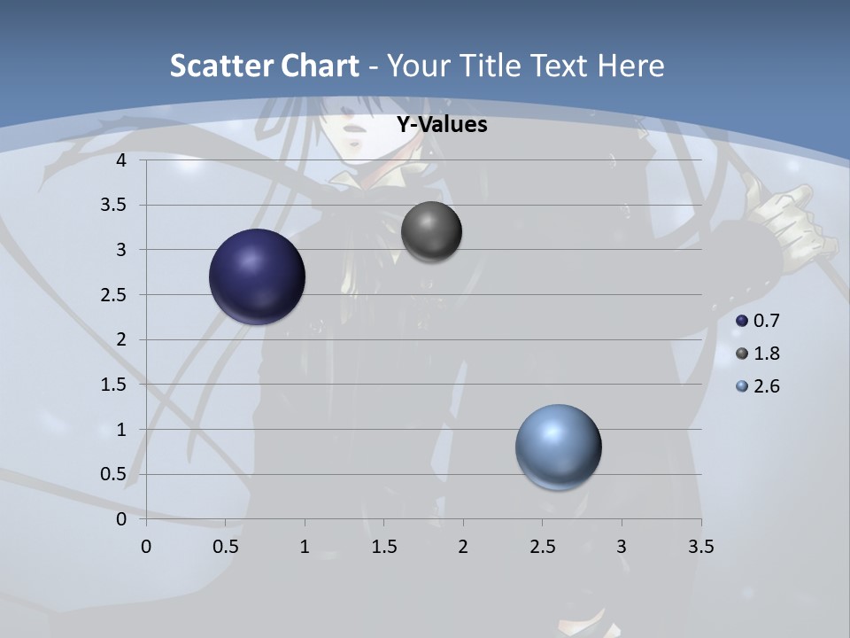 A Couple Of Anime Characters Standing Next To Each Other PowerPoint Template