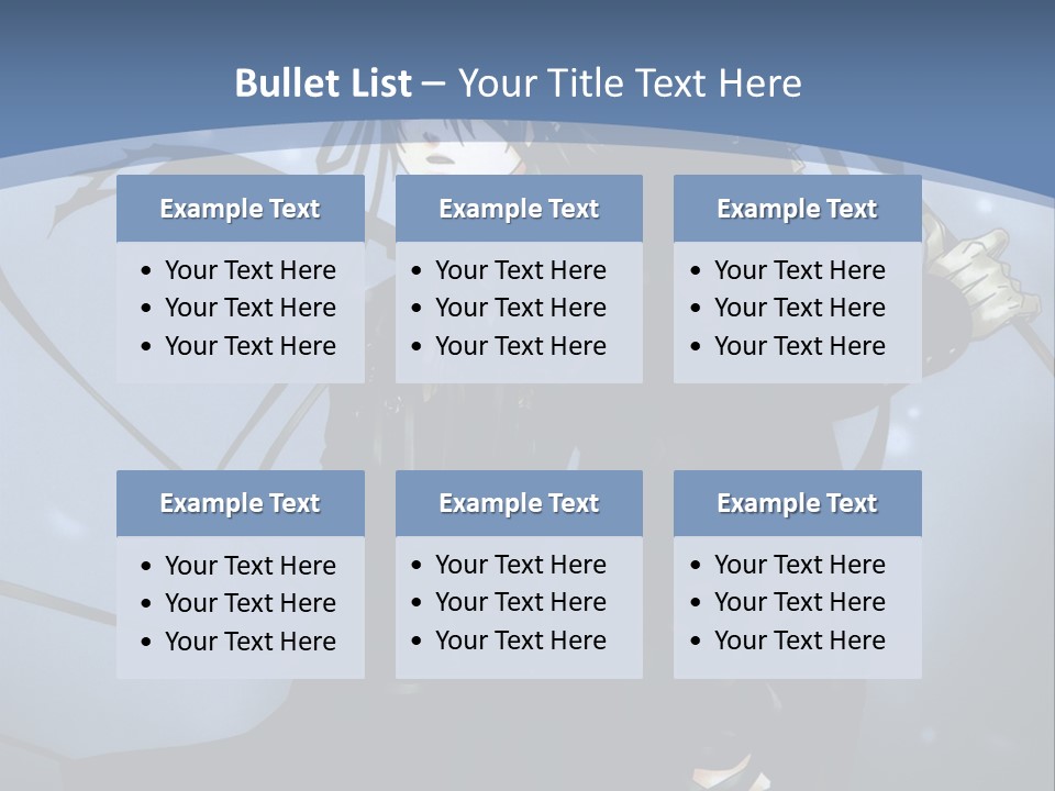 A Couple Of Anime Characters Standing Next To Each Other PowerPoint Template