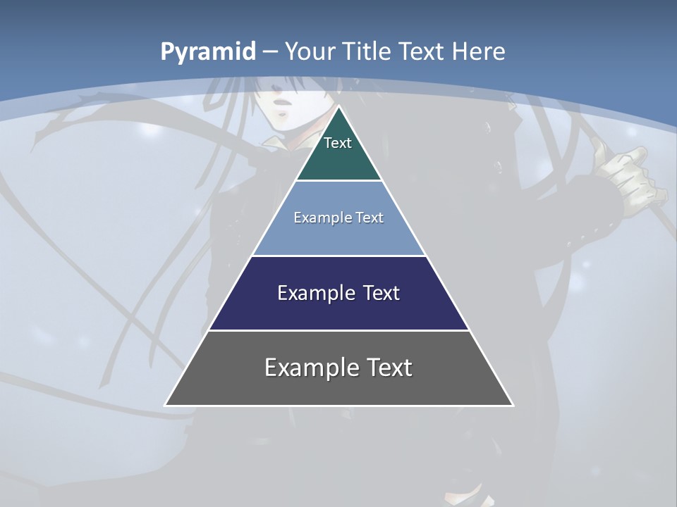 A Couple Of Anime Characters Standing Next To Each Other PowerPoint Template