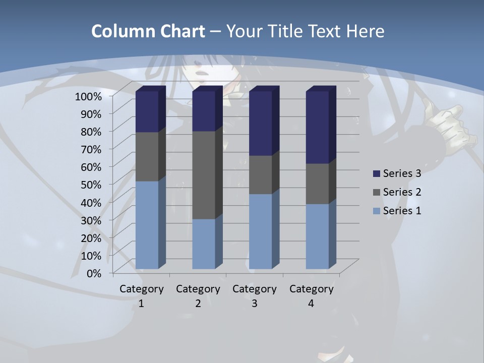 A Couple Of Anime Characters Standing Next To Each Other PowerPoint Template
