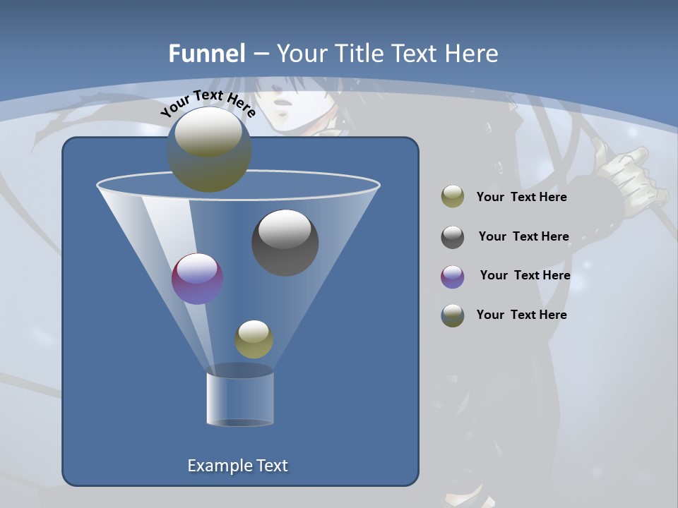 A Couple Of Anime Characters Standing Next To Each Other PowerPoint Template