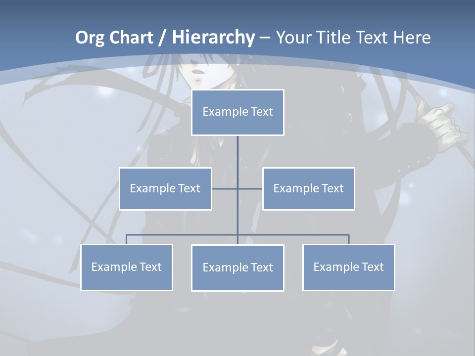 A Couple Of Anime Characters Standing Next To Each Other PowerPoint Template
