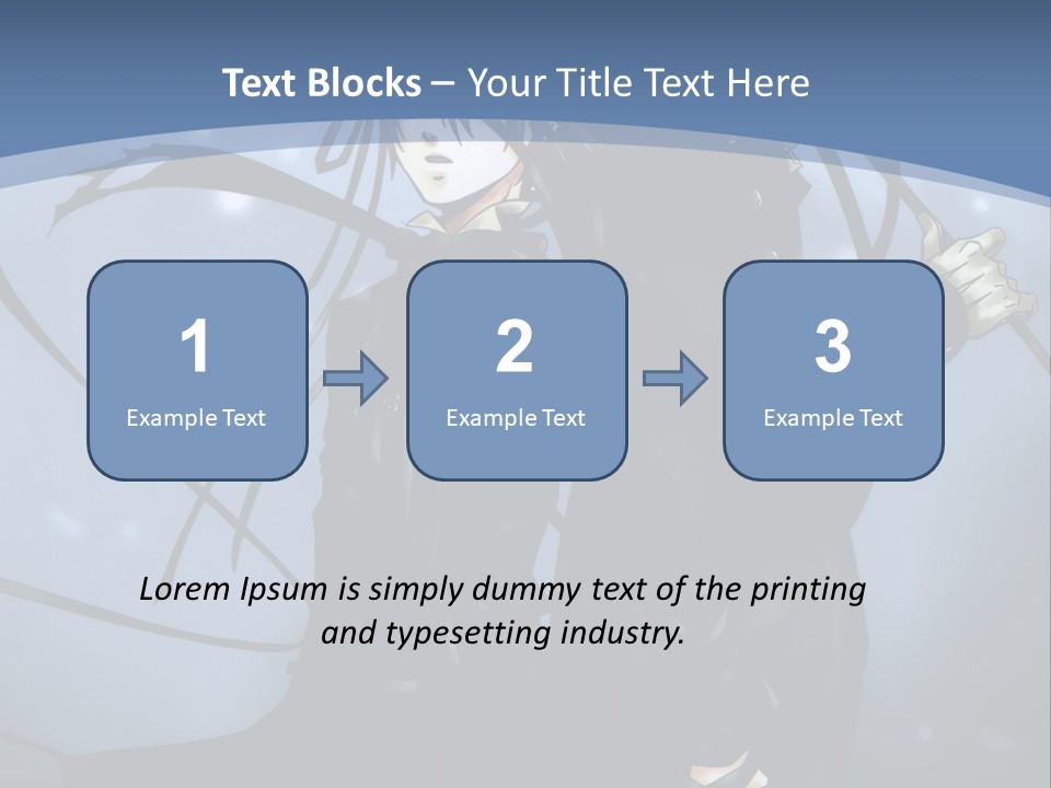 A Couple Of Anime Characters Standing Next To Each Other PowerPoint Template