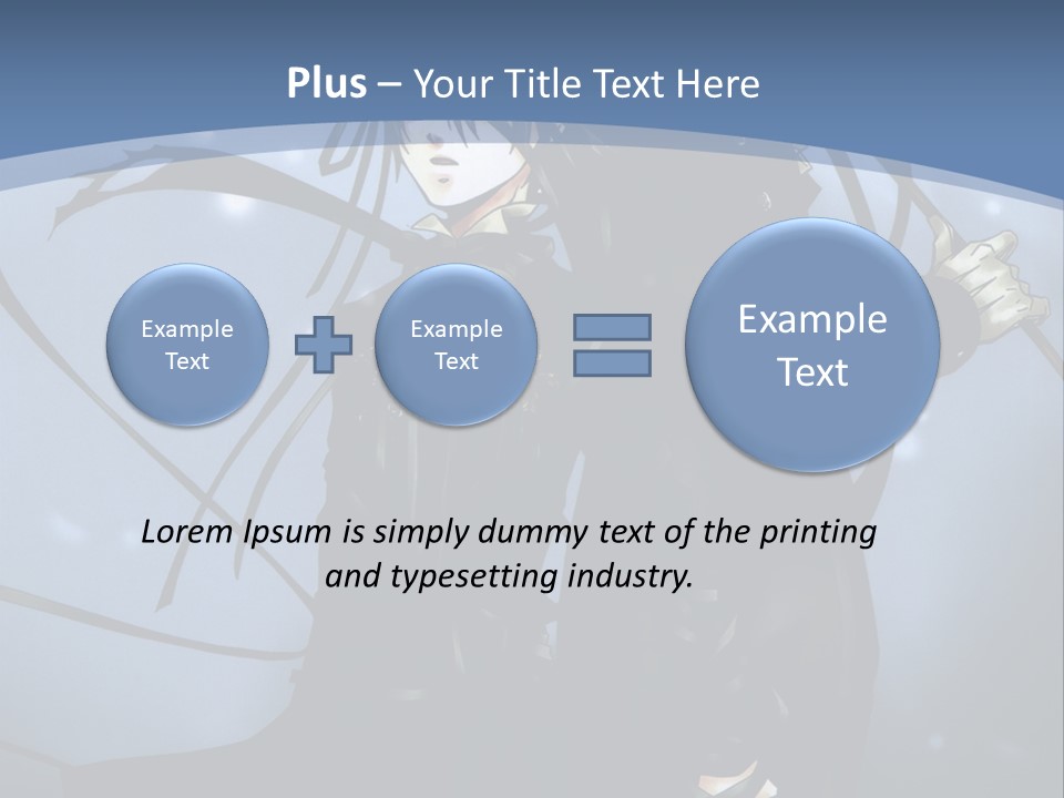 A Couple Of Anime Characters Standing Next To Each Other PowerPoint Template