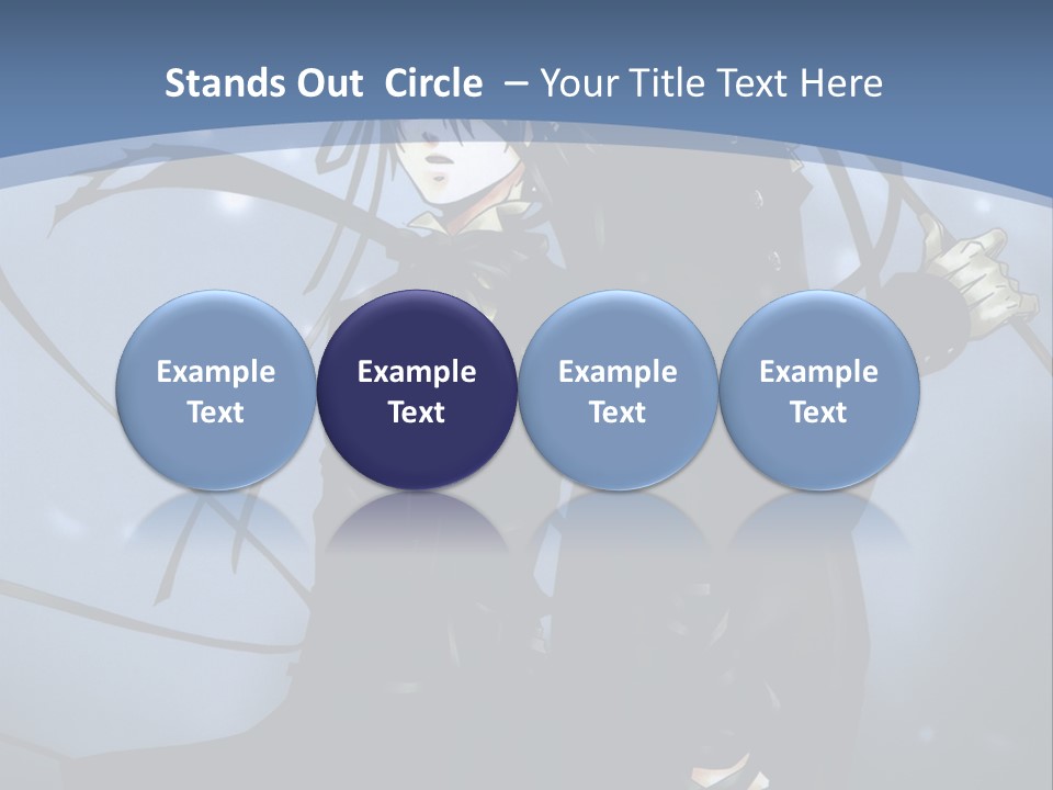 A Couple Of Anime Characters Standing Next To Each Other PowerPoint Template