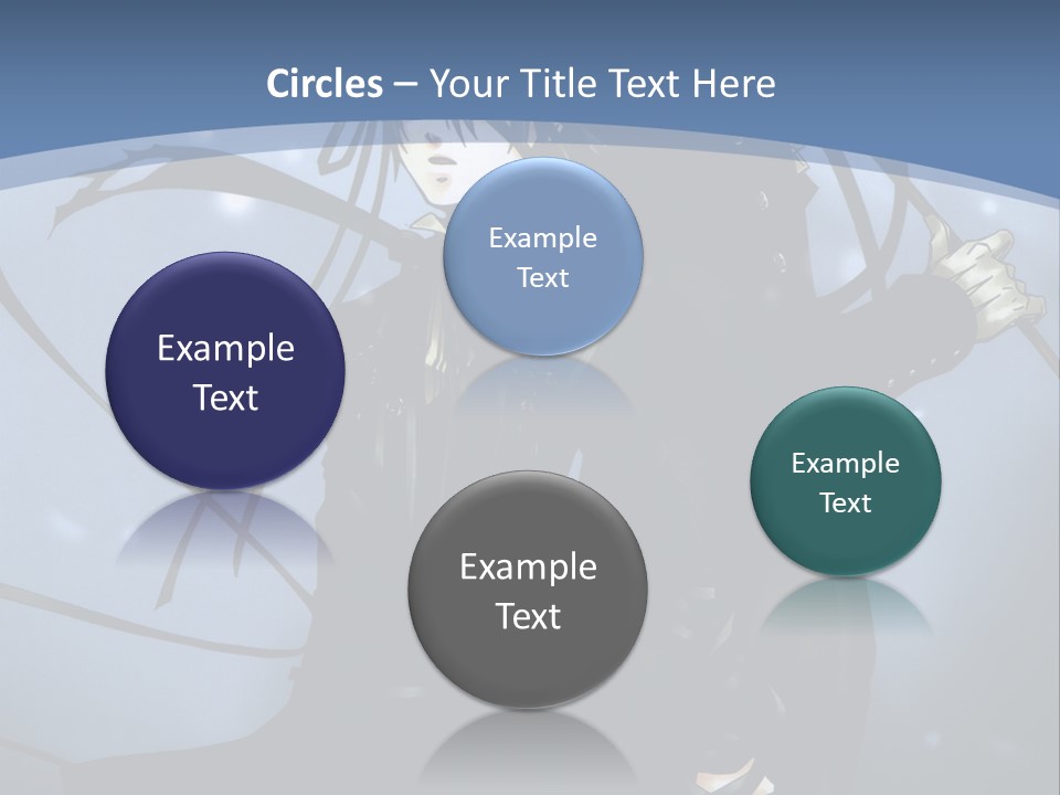 A Couple Of Anime Characters Standing Next To Each Other PowerPoint Template