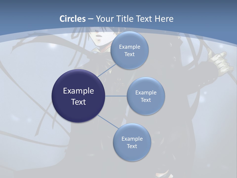 A Couple Of Anime Characters Standing Next To Each Other PowerPoint Template