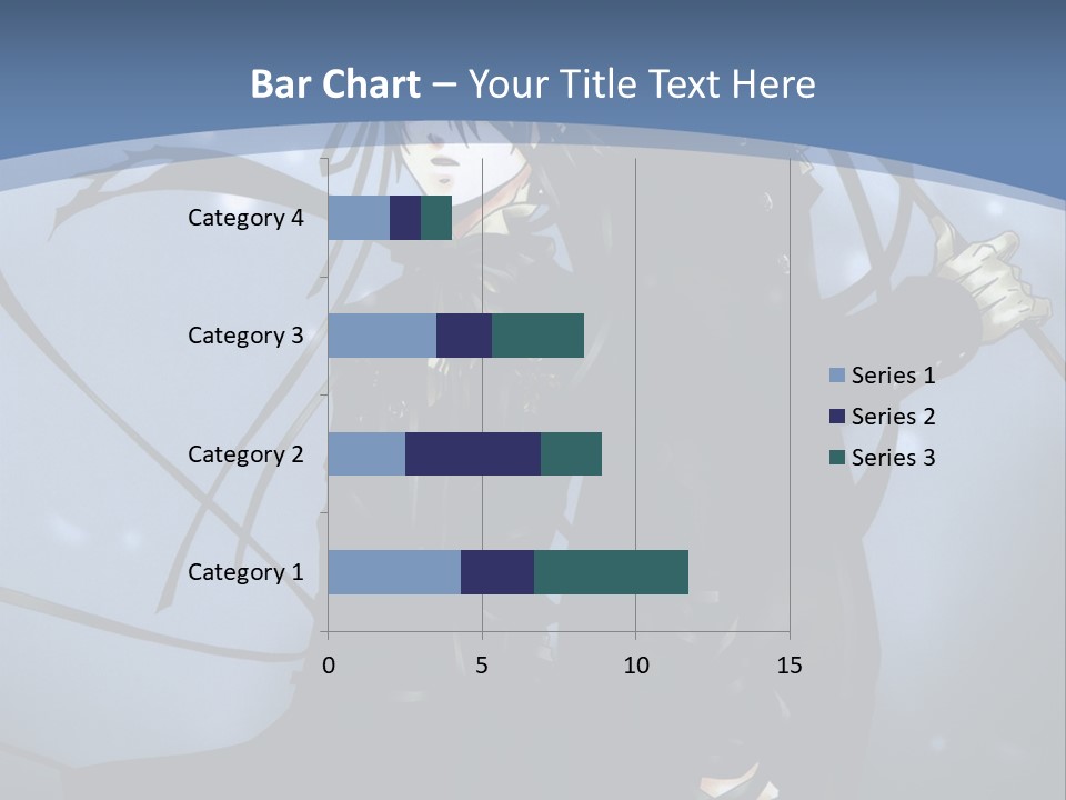 A Couple Of Anime Characters Standing Next To Each Other PowerPoint Template