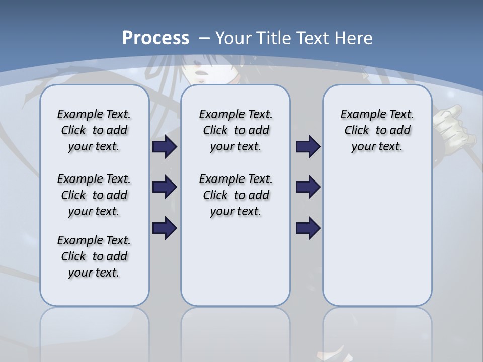 A Couple Of Anime Characters Standing Next To Each Other PowerPoint Template