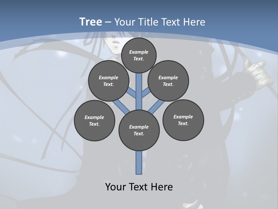 A Couple Of Anime Characters Standing Next To Each Other PowerPoint Template