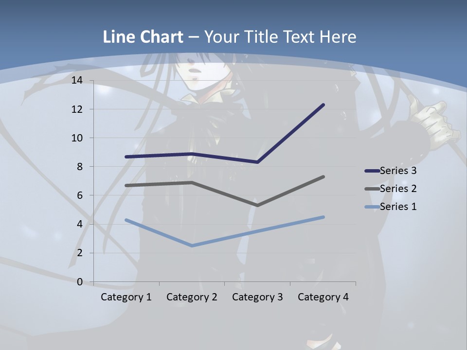 A Couple Of Anime Characters Standing Next To Each Other PowerPoint Template