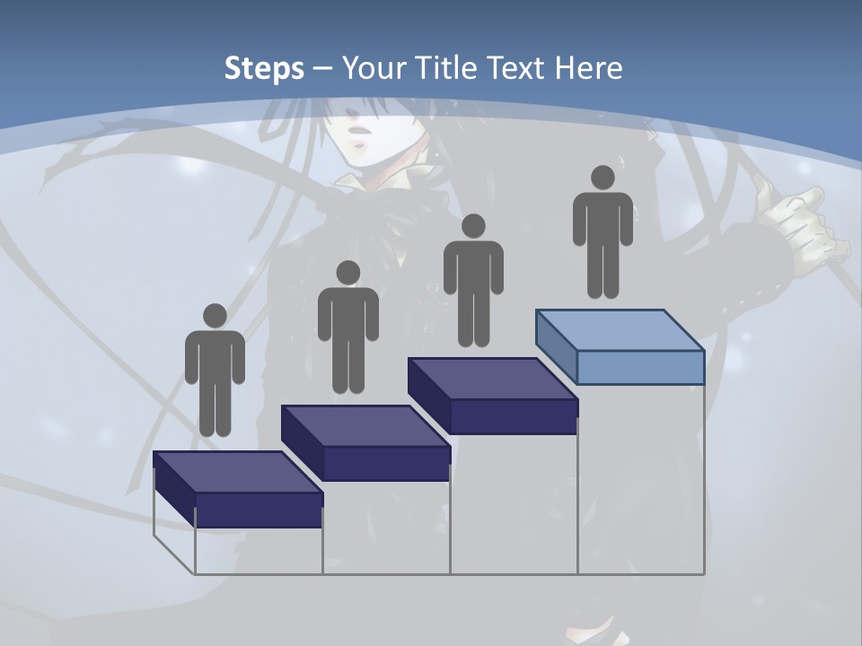 A Couple Of Anime Characters Standing Next To Each Other PowerPoint Template