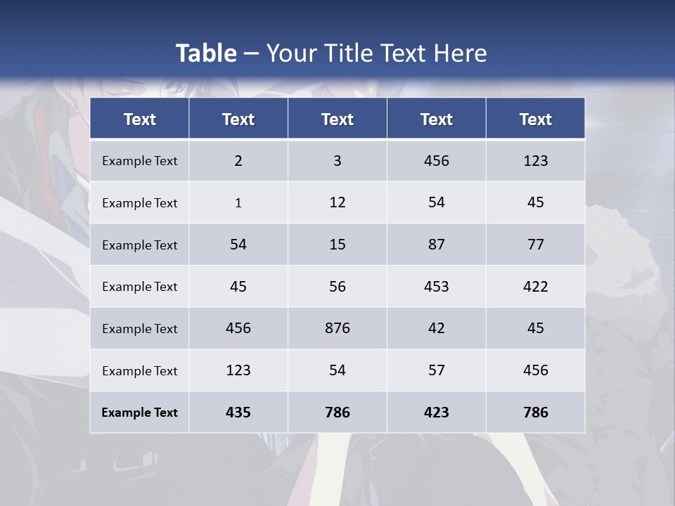 A Couple Of Anime Characters Standing Next To Each Other PowerPoint Template