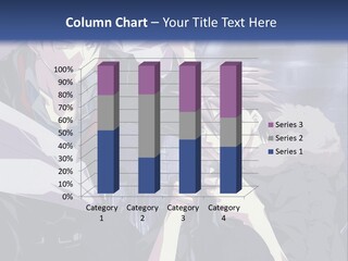 A Couple Of Anime Characters Standing Next To Each Other PowerPoint Template