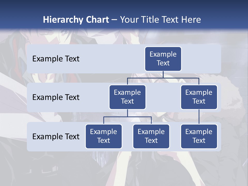 A Couple Of Anime Characters Standing Next To Each Other PowerPoint Template
