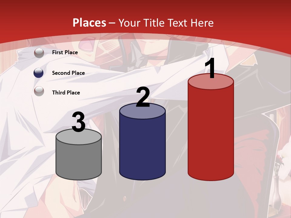 A Couple Of People That Are In A Room PowerPoint Template