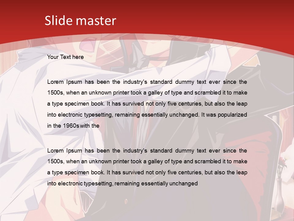 A Couple Of People That Are In A Room PowerPoint Template