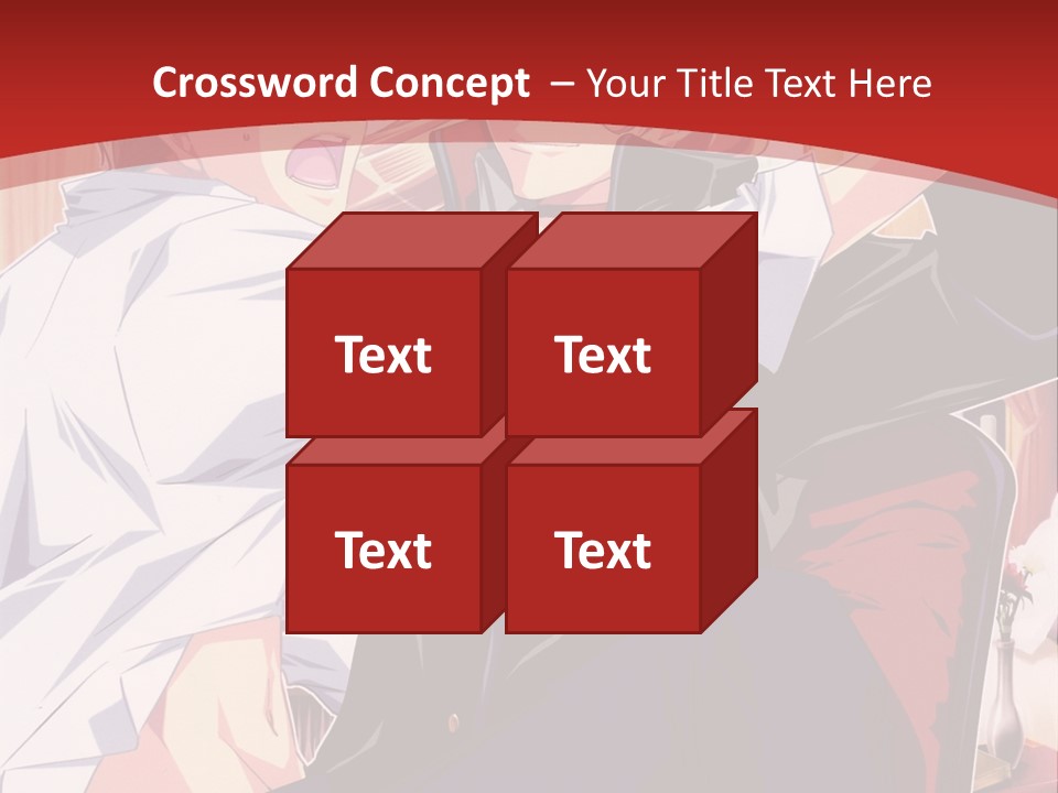 A Couple Of People That Are In A Room PowerPoint Template