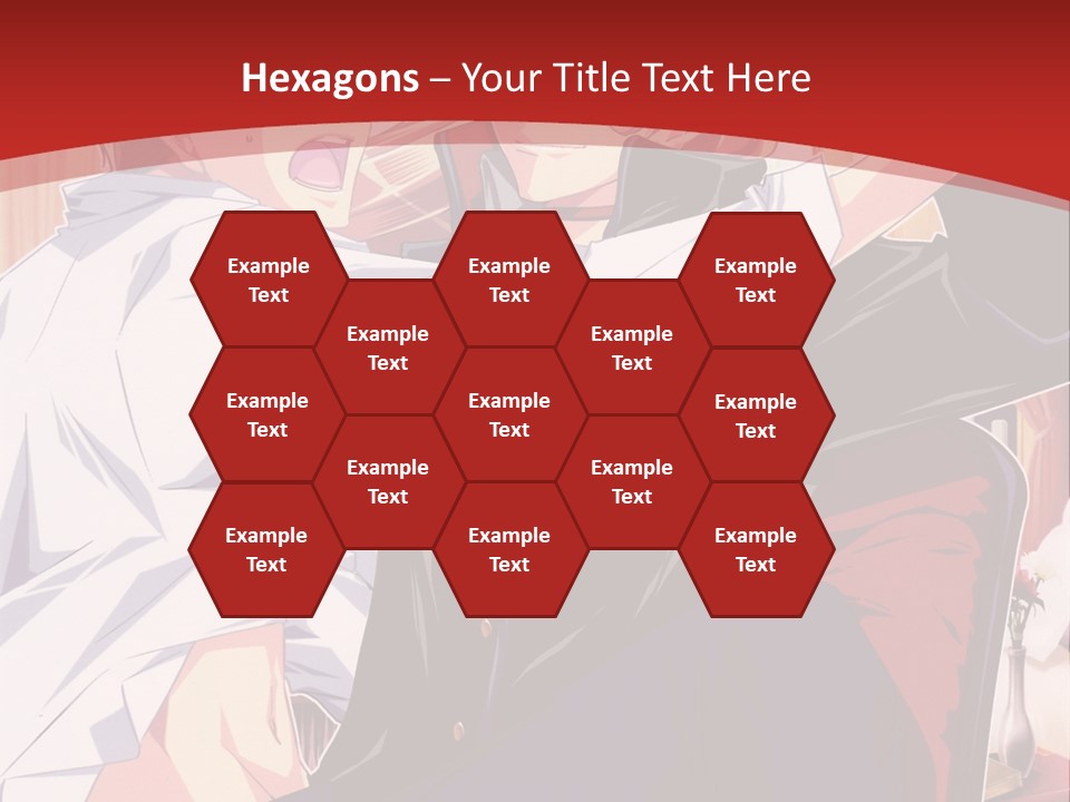 A Couple Of People That Are In A Room PowerPoint Template