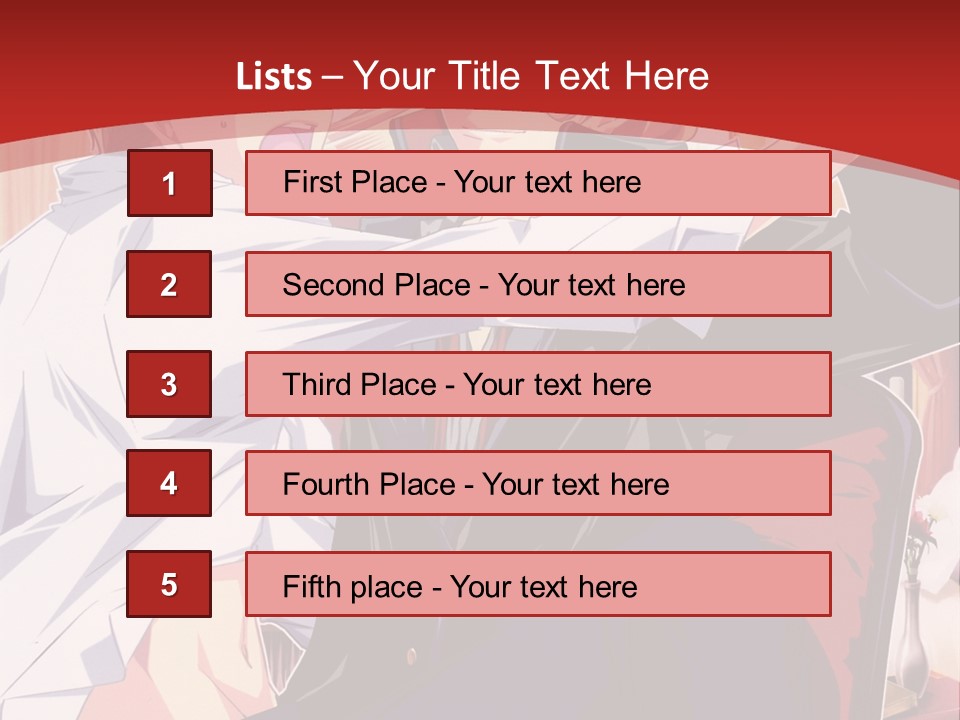 A Couple Of People That Are In A Room PowerPoint Template