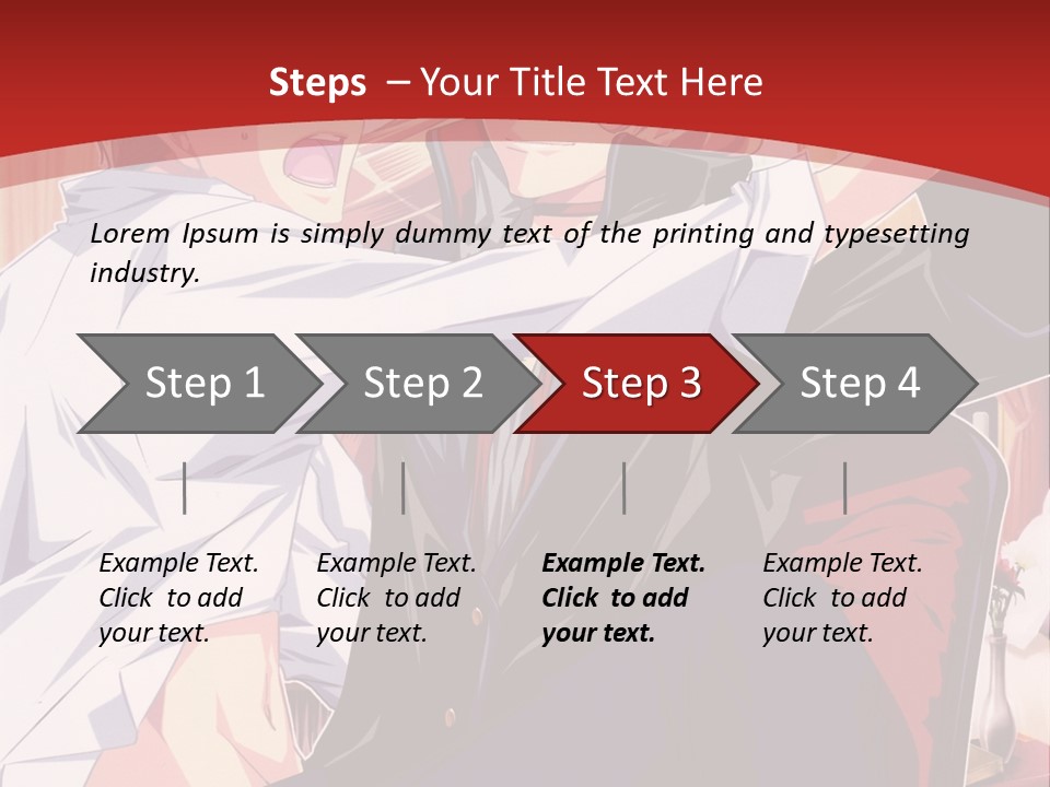 A Couple Of People That Are In A Room PowerPoint Template