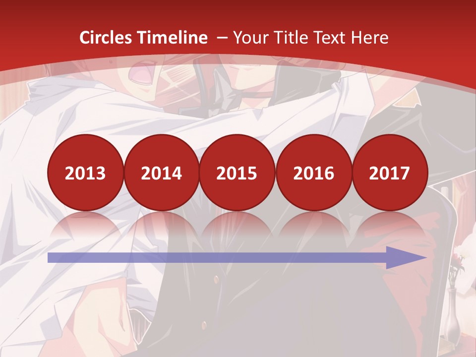 A Couple Of People That Are In A Room PowerPoint Template