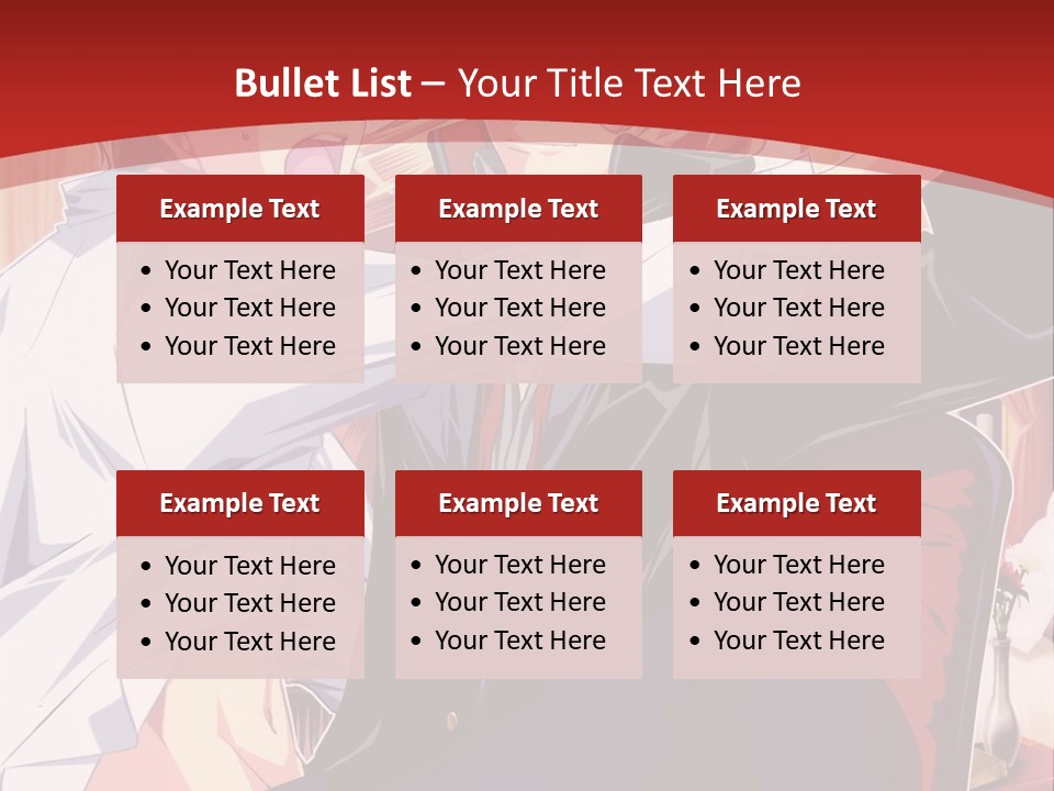 A Couple Of People That Are In A Room PowerPoint Template