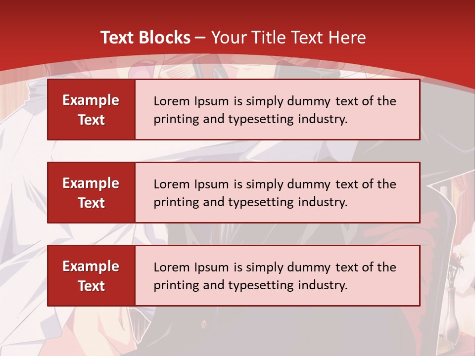 A Couple Of People That Are In A Room PowerPoint Template