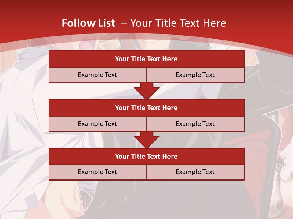 A Couple Of People That Are In A Room PowerPoint Template