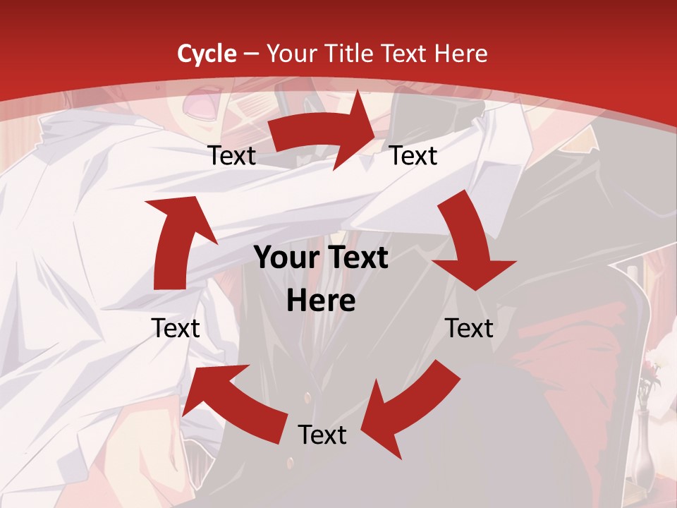 A Couple Of People That Are In A Room PowerPoint Template