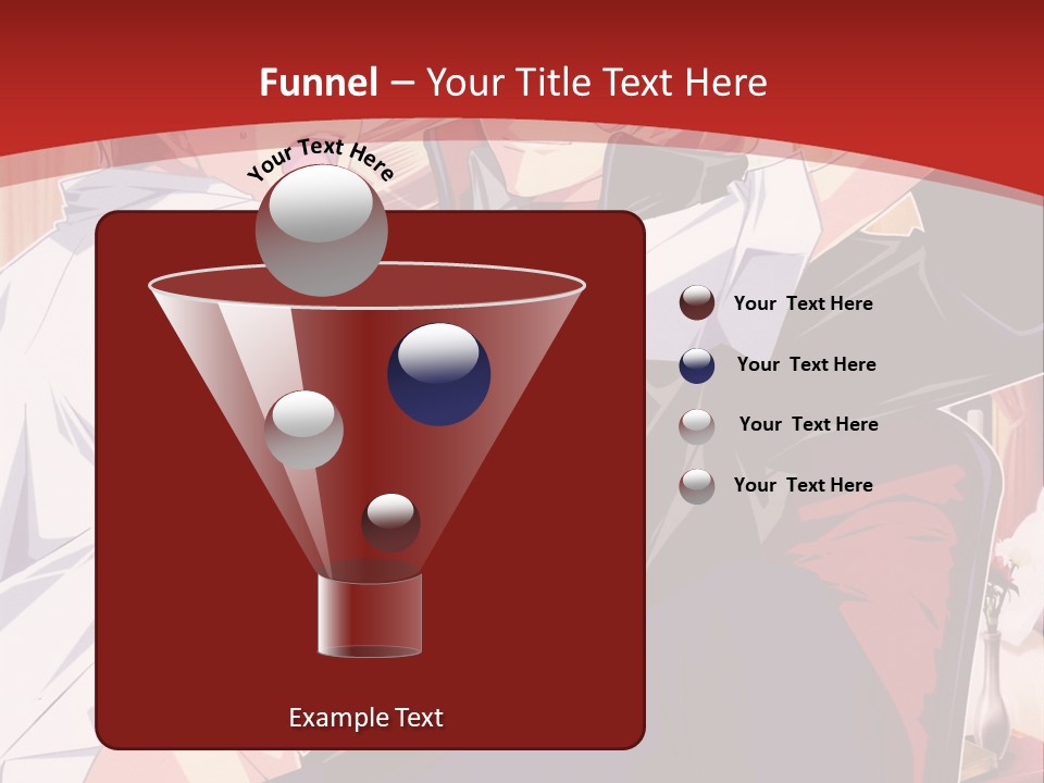 A Couple Of People That Are In A Room PowerPoint Template