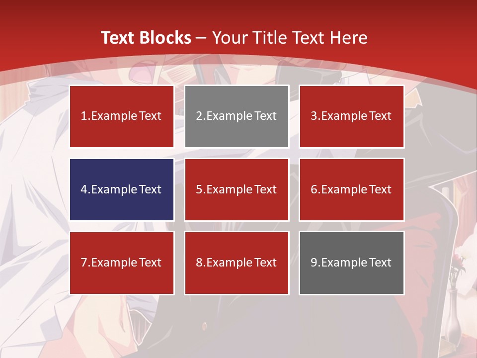 A Couple Of People That Are In A Room PowerPoint Template