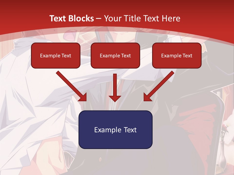 A Couple Of People That Are In A Room PowerPoint Template