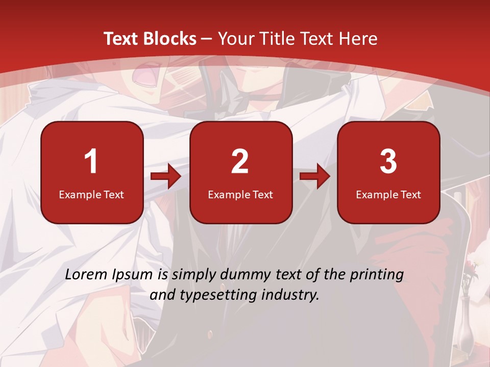 A Couple Of People That Are In A Room PowerPoint Template