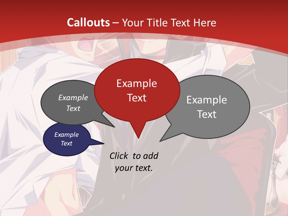 A Couple Of People That Are In A Room PowerPoint Template