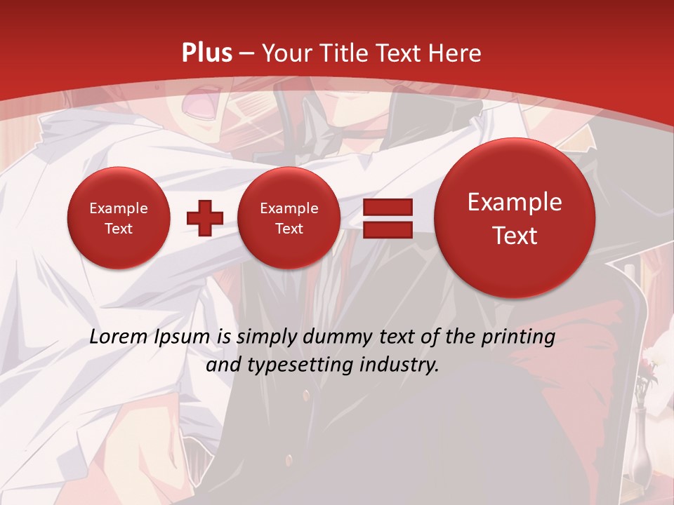A Couple Of People That Are In A Room PowerPoint Template