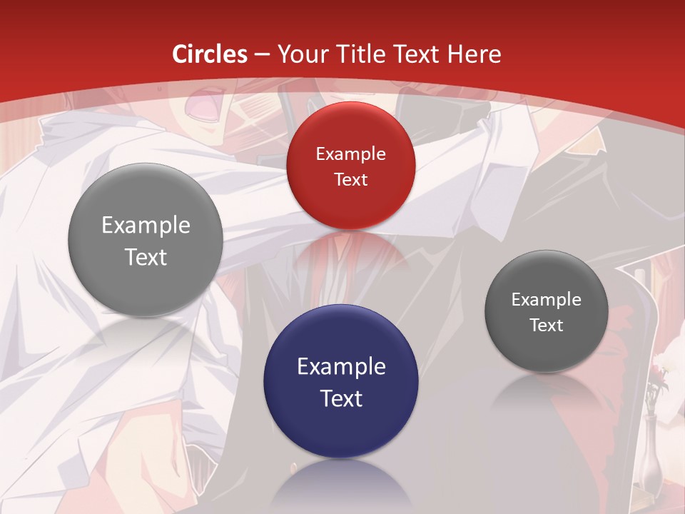 A Couple Of People That Are In A Room PowerPoint Template