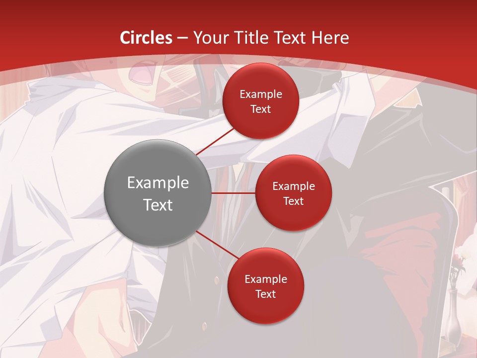 A Couple Of People That Are In A Room PowerPoint Template