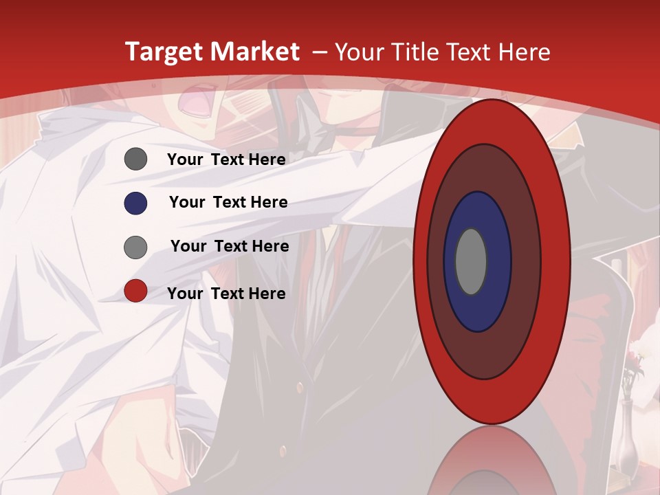 A Couple Of People That Are In A Room PowerPoint Template