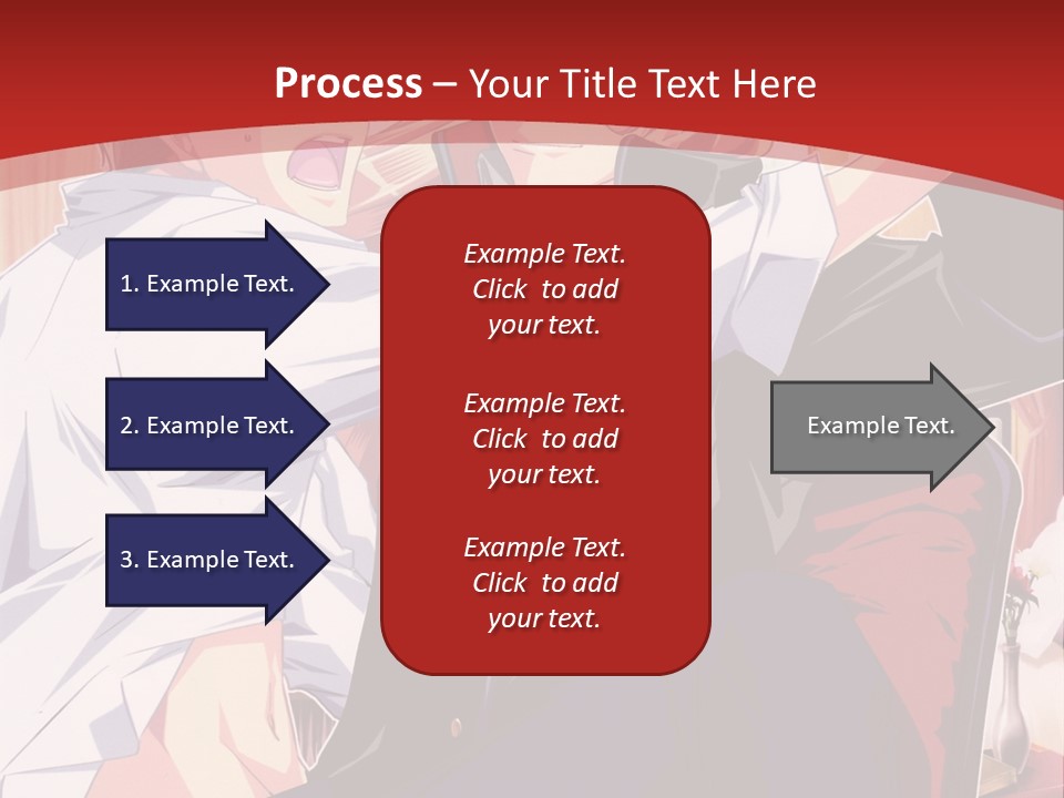 A Couple Of People That Are In A Room PowerPoint Template